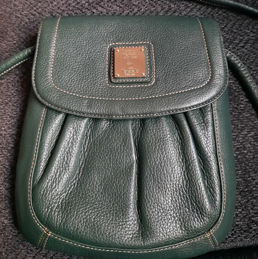 Green Tignanello crossbody/shoulder bag